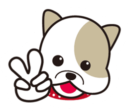 He is faithful dog. sticker #4614746