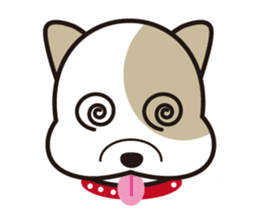 He is faithful dog. sticker #4614747