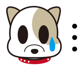 He is faithful dog. sticker #4614748