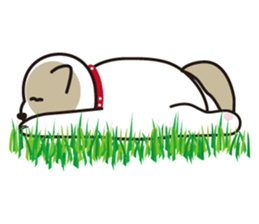 He is faithful dog. sticker #4614756