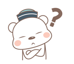 A Cute white bear