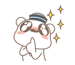 A Cute white bear sticker #4615041