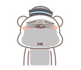 A Cute white bear sticker #4615062