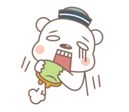 A Cute white bear sticker #4615068