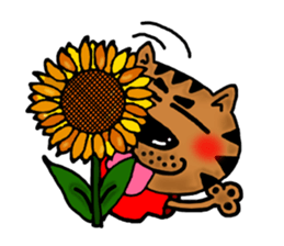 Summer cat Sticker sticker #4615128