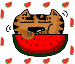 Summer cat Sticker sticker #4615134