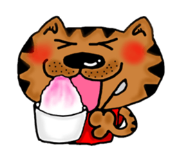 Summer cat Sticker sticker #4615135