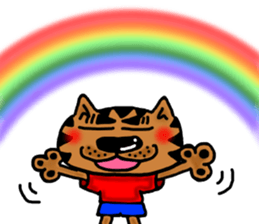 Summer cat Sticker sticker #4615142