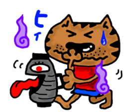 Summer cat Sticker sticker #4615150