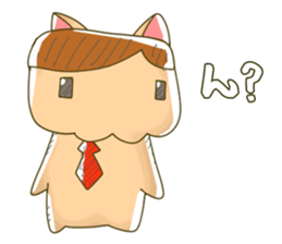 side part cat sticker #4615960
