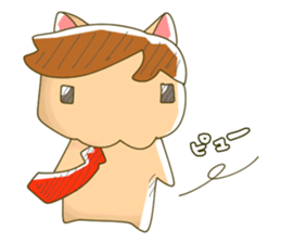 side part cat sticker #4615961