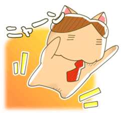 side part cat sticker #4615962
