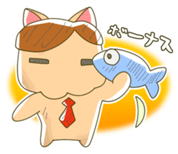 side part cat sticker #4615967