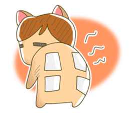 side part cat sticker #4615969
