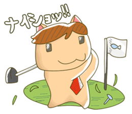 side part cat sticker #4615974