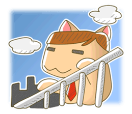 side part cat sticker #4615980