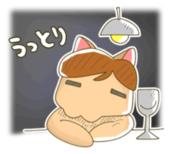 side part cat sticker #4615982