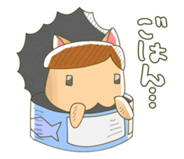side part cat sticker #4615991