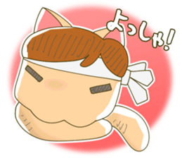 side part cat sticker #4615993