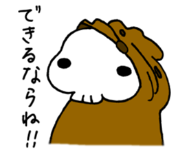 Annoying dog "WANGS" sticker #4616289