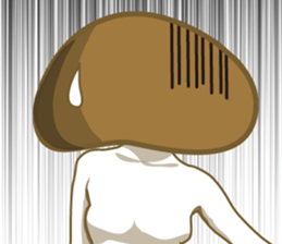 simeji mushroom motoko sticker #4616342