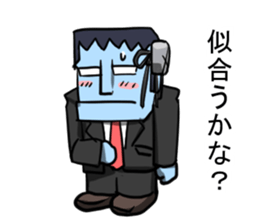 negative monsters sticker #4616615