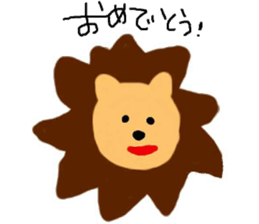 Funny friends sticker and the bear sticker #4616901