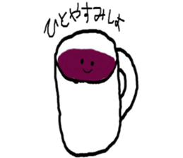 Funny friends sticker and the bear sticker #4616909