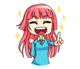 Angel of Love : Karin and Ron sticker #4617000