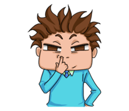 Angel of Love : Karin and Ron sticker #4617010