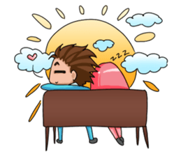 Angel of Love : Karin and Ron sticker #4617023