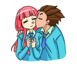 Angel of Love : Karin and Ron sticker #4617033