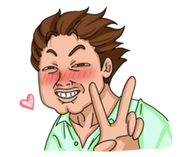 Angel of Love : Karin and Ron sticker #4617038