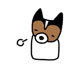 Elmo of naughty Jack Russell sticker #4617771