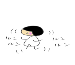 Pregnant hana-chan sticker #4618045