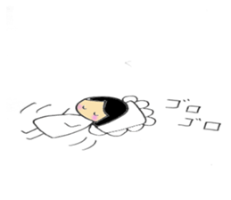 Pregnant hana-chan sticker #4618048