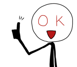 stick persons friend sticker #4618200