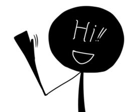 stick persons friend sticker #4618201