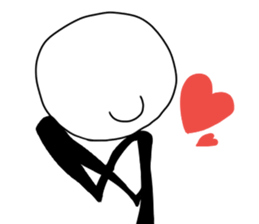 stick persons friend sticker #4618204