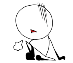 stick persons friend sticker #4618206