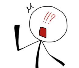 stick persons friend sticker #4618216