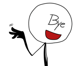 stick persons friend sticker #4618220