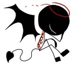 stick persons friend sticker #4618238