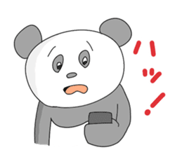 Funny panda friends sticker #4618377