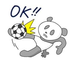 Funny panda friends sticker #4618382