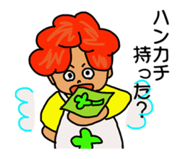 fairy of a clover  yuppi  okan of anger. sticker #4618532