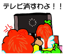 fairy of a clover yuppi okan of anger. sticker #4618546