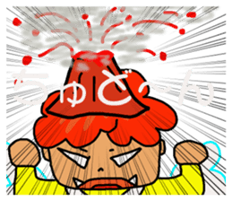 fairy of a clover yuppi okan of anger. sticker #4618558