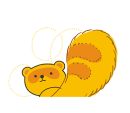 Mon-chan the Raccoon sticker #4618959