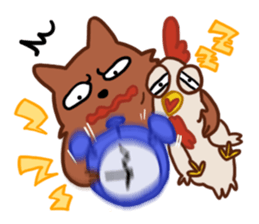 A prairie wolf sticker #4619321